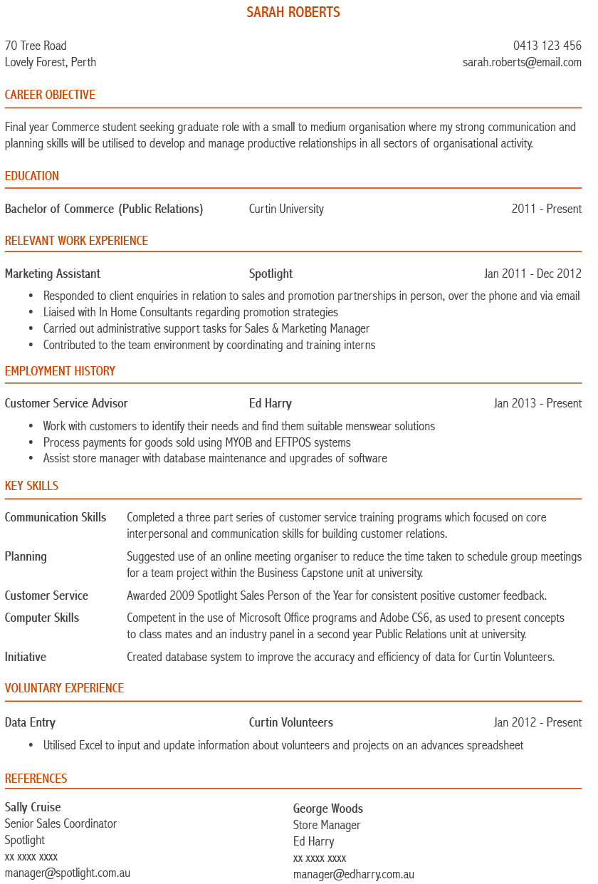 Resume Activity 4 - How to make your resume stand out